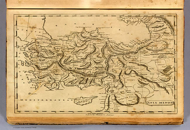 Ancient Turkey Map