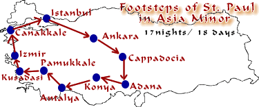 Footsteps of St. Paul in Asia Minor (17 nights/18 days)