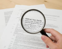 Terms of Use, Terms Use Biblical Tours, Bilical Tours Details